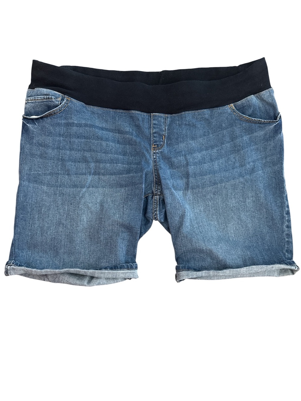 Liz Lange Maternity Denim Shorts Size XL